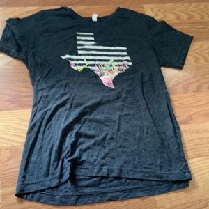 Texas design grey Tee